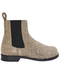 Loewe - Brushed Campo Chelsea Boots - Lyst