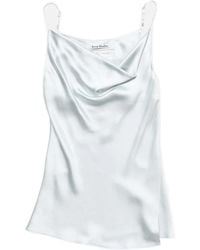 Acne Studios - Shiny Satin Tank Top - Lyst