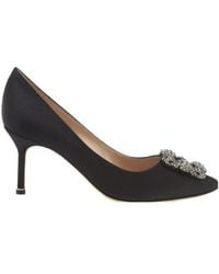 Manolo Blahnik - Hangisi Pointed-Toe Pumps - Lyst