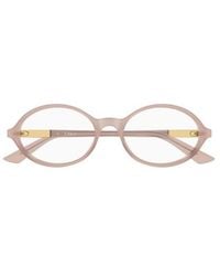 Chloé - Chloé Eyewear Oval Frame Glasses - Lyst