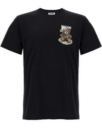Moschino - Logo Printed Crewneck T-Shirt - Lyst