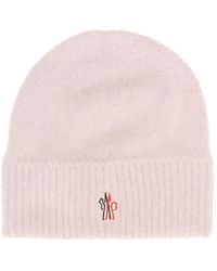Moncler - Grenoble Logo-Patch Knitted Beanie - Lyst
