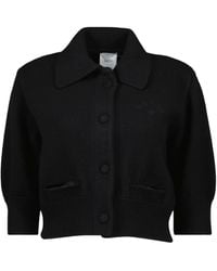 Patou - Buttoned-Up Wool Cardigan - Lyst