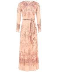 Zimmermann - Paisley Print Slim-Fit Dress - Lyst