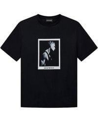 Emporio Armani - Photographic-Print Jersey T-Shirt - Lyst
