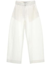 Studio Nicholson - Belted Trousers - Lyst
