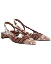 Gabriela Hearst - Perro Braided Leather Slingback Pumps - Lyst