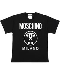 Moschino - Question Mark Logo Printed T-Shirt - Lyst