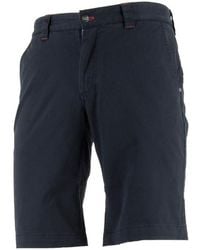 EA7 - Logo Detail Shorts - Lyst