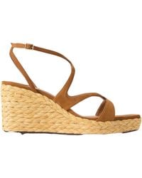 Jimmy Choo - Ayla 85Mm Wedge Sandals - Lyst