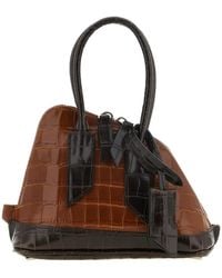 The Attico - The Mini Sant Ambroeus Embossed Tote Bag - Lyst