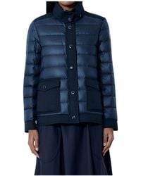 Moncler - Origan Logo Patch Down Jacket - Lyst