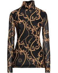 Ganni - Multi-Color Print Long Sleeve High Neck T-Shirt - Lyst