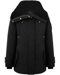 Moose Knuckles - Aurora Shearling Trim Jacket - Lyst