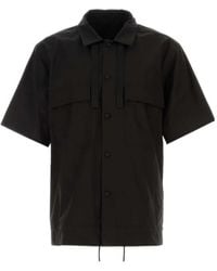 Sacai - Short Sleeved Drawstring Shirt - Lyst
