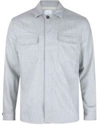 Eleventy - Button-Up Overshirt - Lyst