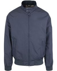 Barbour - Zip-Up Bomber Jacket - Lyst