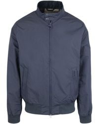 Barbour - Zip-Up Bomber Jacket - Lyst