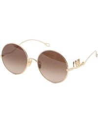 Chloé - Chloé Iconic Round Frame Sunglasses - Lyst