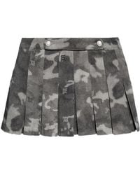 MISBHV - Pleated Cotton Skirt - Lyst