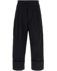 Thom Browne - High-Rise Cuffed Pants - Lyst