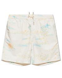 AllSaints - Drawstring Swimming Trunks - Lyst