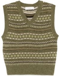DUNST - V-Neck Sleeveless Sweater - Lyst