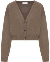 Roberto Collina - Fine-Knit V-Neck Cardigan - Lyst