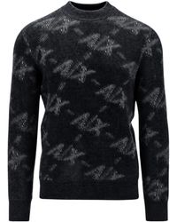 ARMANI EXCHANGE - Crew-Neck Knit Top - Lyst