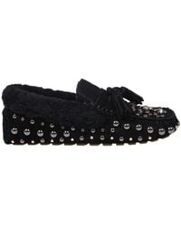 Strategia - R 55 Studded Tassel Flat Shoes - Lyst