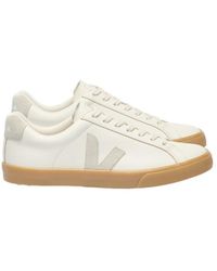 Veja - Esplar Logo Leather Sneakers - Lyst