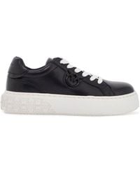 Pinko - Yoko 12 Logo Patch Platform Sneakers - Lyst