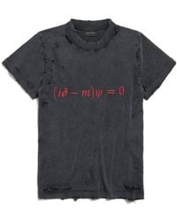 Balenciaga - Dirac Equation Fitted T-Shirt - Lyst