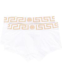 Versace - Greca Border 2-Pack Trunks - Lyst