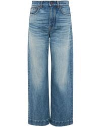Chloé - Chloé High-Waisted Cropped Jeans - Lyst