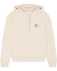 Maison Kitsuné - Maison Kitsuné Fox Head Patch Drawstring Hoodie - Lyst