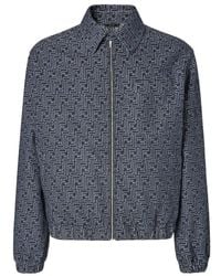 Fendi - Jacket With Ff Jacquard - Lyst