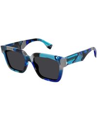 Gucci - Eyewear Rectangle Frame Sunglasses - Lyst