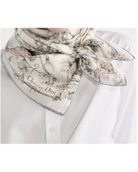 Dior - Jardin D-Étoile 90 Square Scarf - Lyst