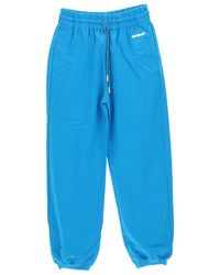 Off-White c/o Virgil Abloh - Logo-Embroidered Cotton Track Pants - Lyst