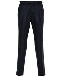 Pt Pantaloni - Pt Torino Mid-Rise Pleated Trousers - Lyst