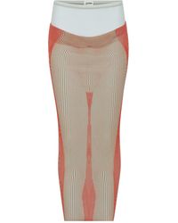 Jean Paul Gaultier - Layered-Design Midi Skirt - Lyst