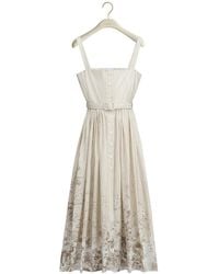 Dior - Iviera Mid-Length Belted Dress - Lyst