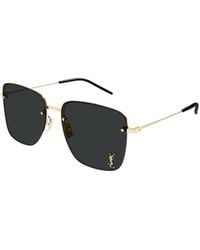 Saint Laurent - Eyewear Square Frame Sunglasses - Lyst