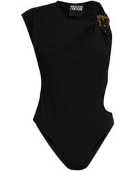Versace Jeans Couture - Couture Cut-Out Detailed Bodysuit - Lyst