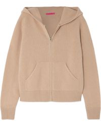 The Elder Statesman - Cashmere Cropped Hoodie - Lyst
