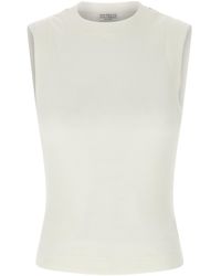 Brunello Cucinelli - Knitted Crewneck Tank Top - Lyst
