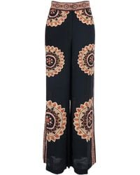 Ba&sh - Valla Printed Wide-Leg Pants - Lyst