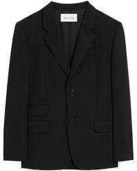 Ami Paris - Ami Single Breasted Straight-Fit Blazer - Lyst