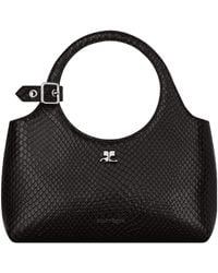 Courreges - Mini Holy Leather Shoulder Bag - Lyst
